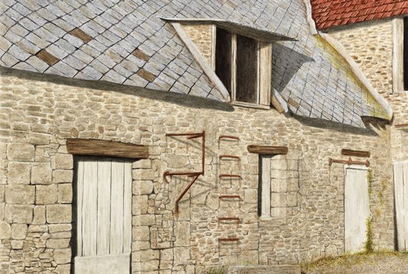 A Stone Barn in Normandy